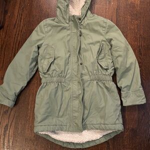 Gap Kids Size Small Green Hooded Jacket